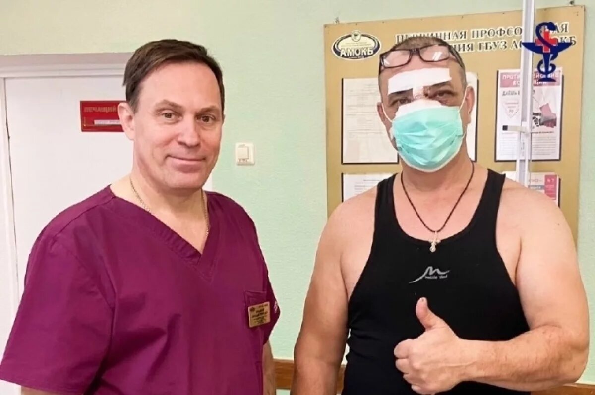    Астраханские хирурги восстановили лицо пострадавшему в несчастном случае