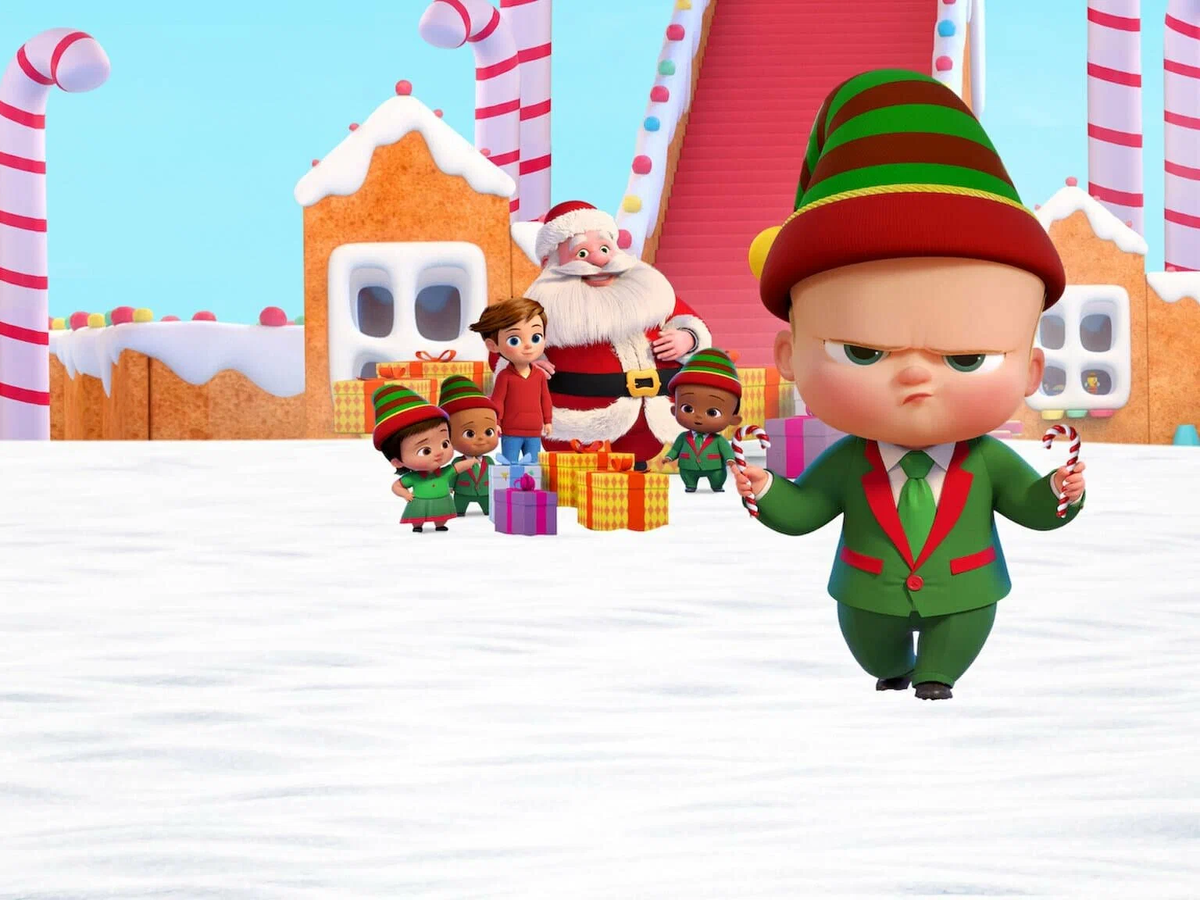    Кадр из мультфильма “Босс-молокосос: Рождественский бонус”© DreamWorks Animation (2022)