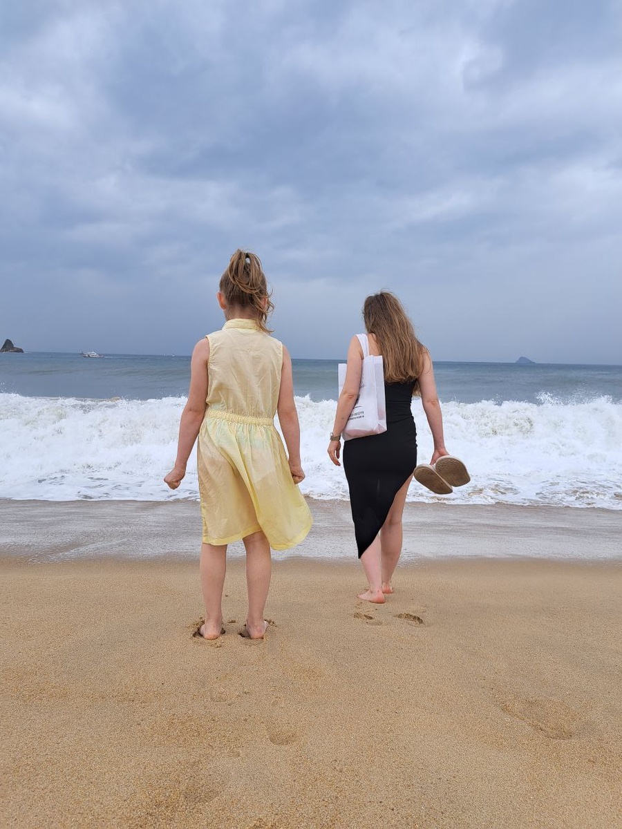 Помочили ножки в Mirs Bay южно-китайского моря 