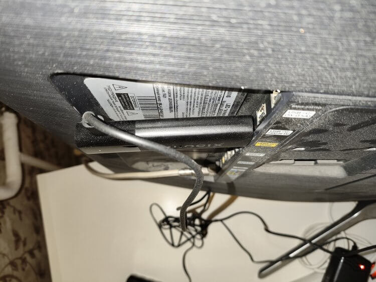    Вот так выглядит подключенный Xiaomi Mi TV Stick 4K при недостатке свободного места