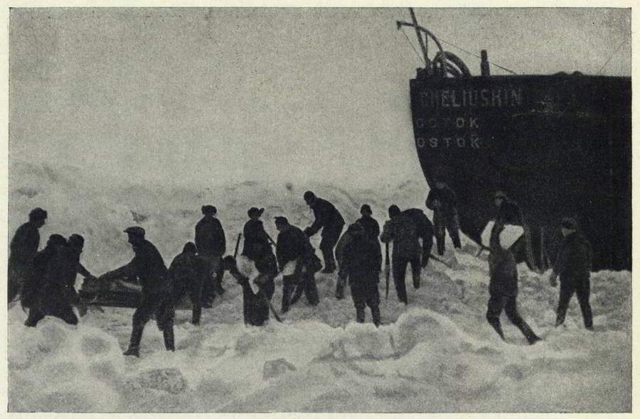 «Челюскин» во льдах