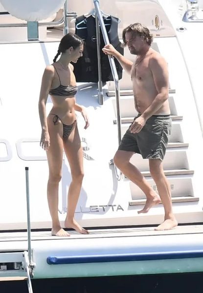 Леонардо ДиКаприо с Витторией Черетти на отдыхе