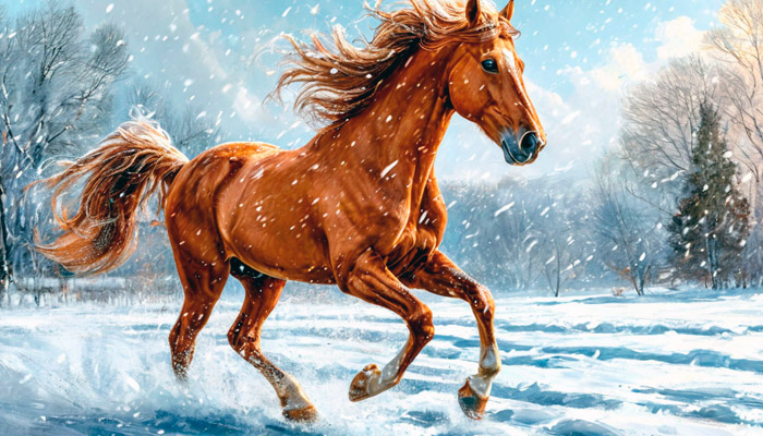 В Гурьев день было принято заботиться о лошадях. Фото: shedevrum.ai