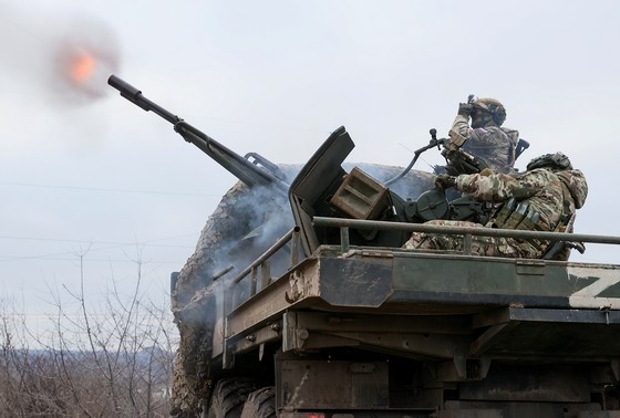    Военнослужащие подразделения противовоздушной обороны