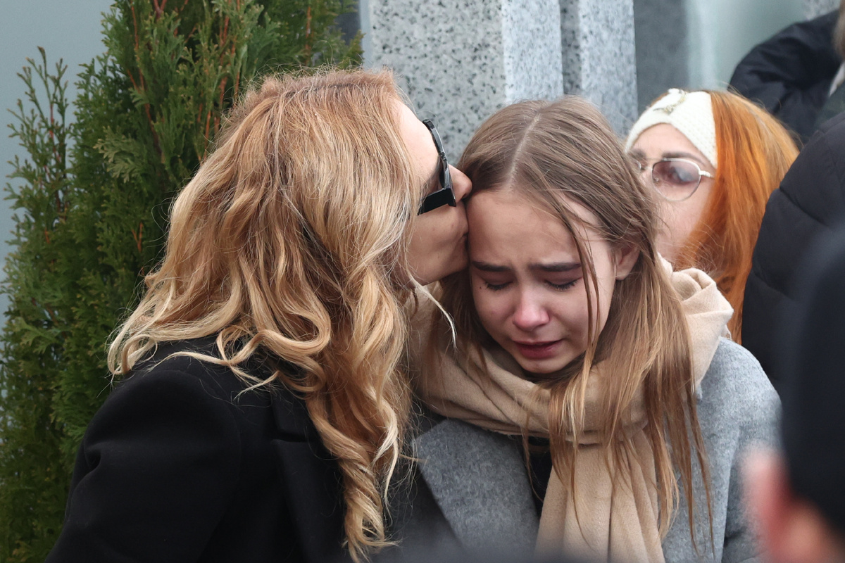 Вдова Владимира Левкина с дочкой Никой. Фото: Global Look Press