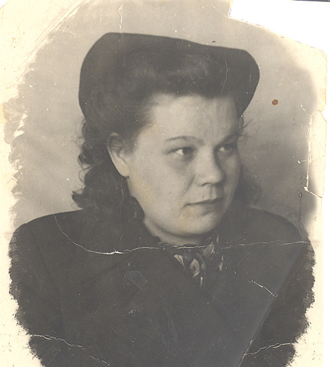 
Мария Михайловна Блинова в молодости