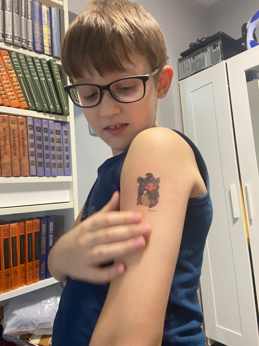 Первая «татуировка» для боевого духа 