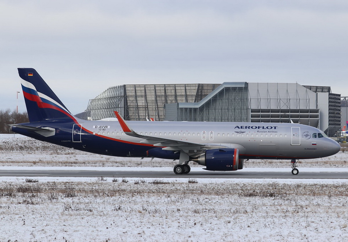 Airbus A320neо а/к Аэрофлот