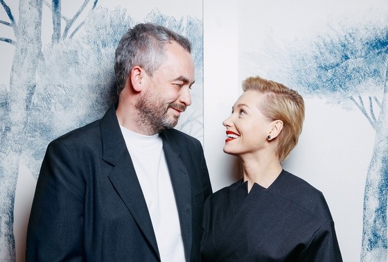    Кристина Асмус и Илья Бурец на премьере сериала «Первый номер»