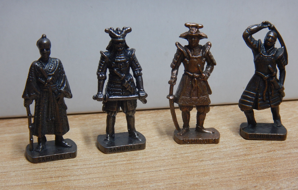 Набор Самураи 1600г. из личной коллекции. Вид спереди.