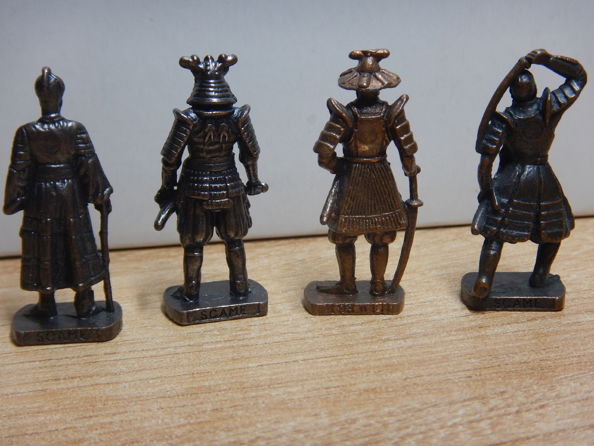 Набор Самураи 1600г. из личной коллекции. Вид сзади.