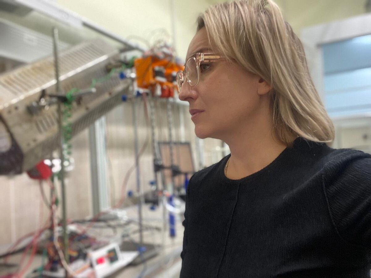 Руководитель проекта Анна Жукова в лаборатории. Источник: Анна Жукова