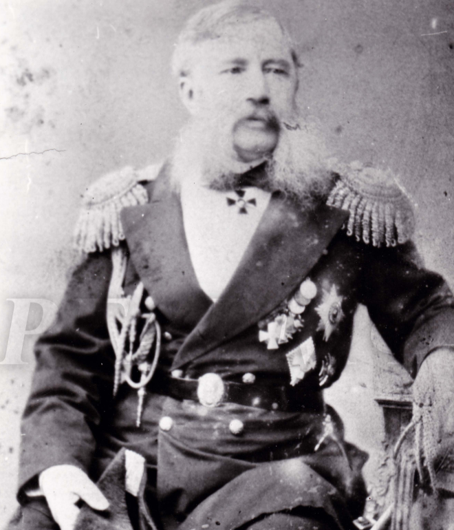 Начальник русской эскадры вице-адмирал Г.И.Бутаков