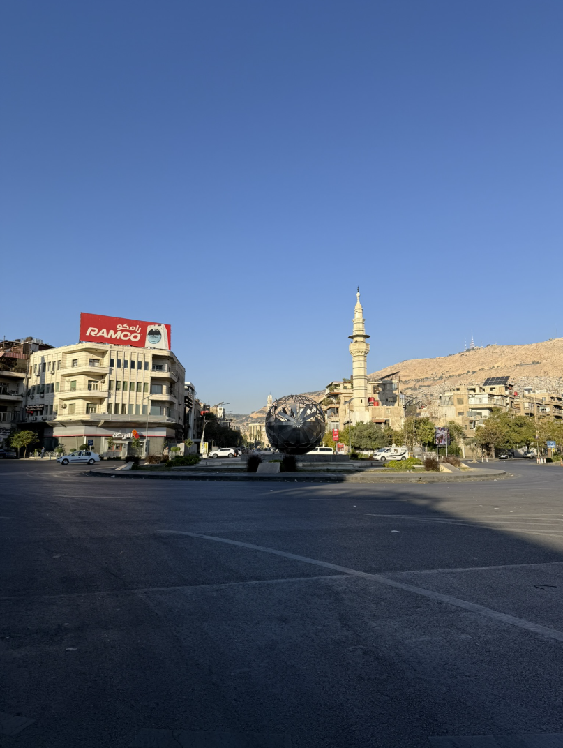 Одна из площадей Дамаска