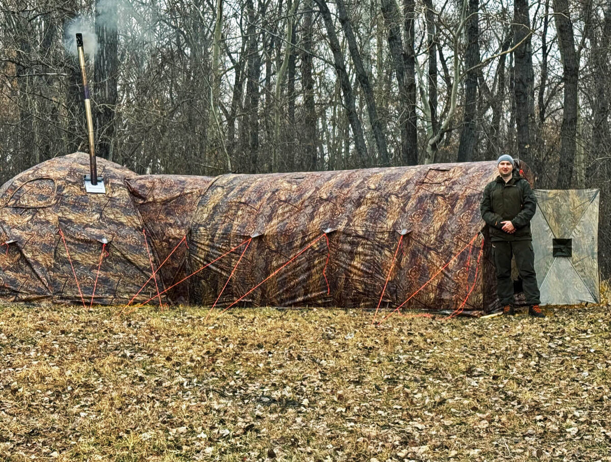 Палатка МФП-4 и тамбур-баня 4х2