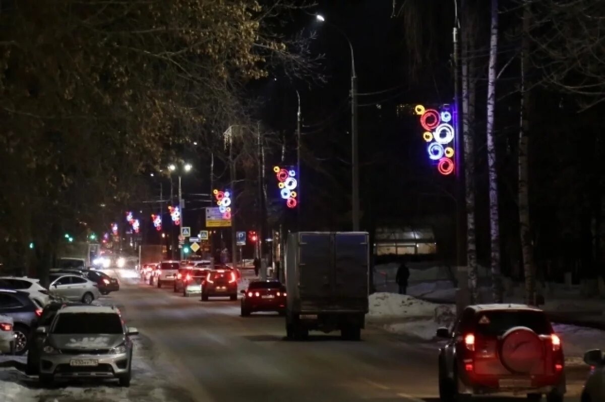    Новогодняя иллюминация украсит улицы Ижевска 1 декабря