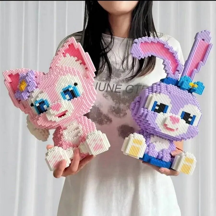 конструктор Розовая лисичка LinaBell, 3Д увлечение для детей и взрослых