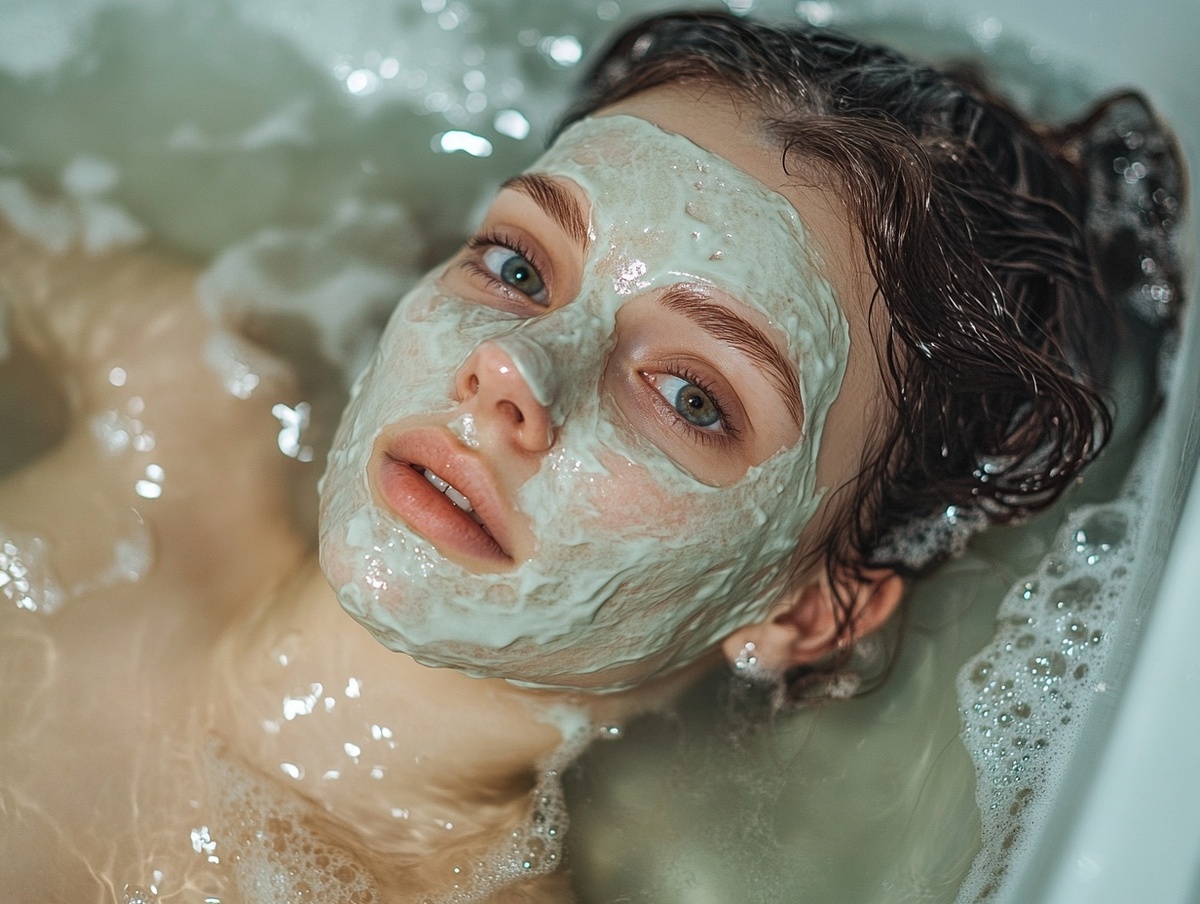 Маска на основе желатина с добавлением глины