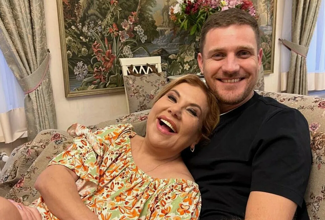 Марина Федункив с мужем