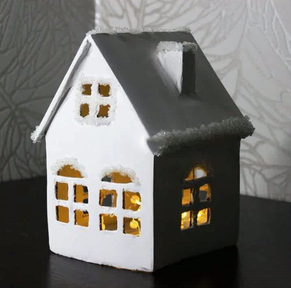    Новогодний домик-подсвечник   
Источник: Скриншот из видео