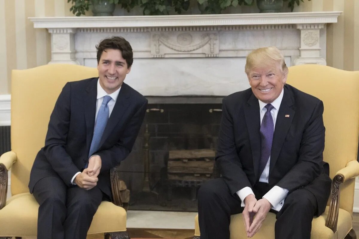 Джастин Трюдо и Дональд Трамп. © ru.wikipedia.org