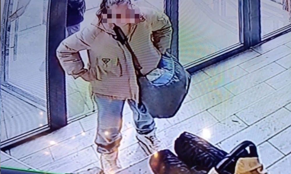 Сегодня ростовский суд арестовал фигурантку уголовного дела, 35-летнюю Наталью Гераскину. Фото: кадр с камервидеонаблюдения из магазина.