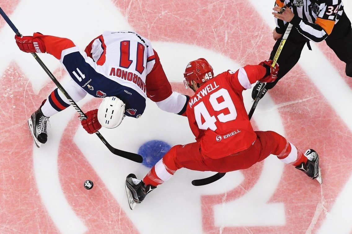 Матч КХЛ ЦСКА-«Спартак»