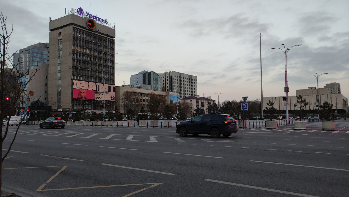 Зимние улицы города Краснодара