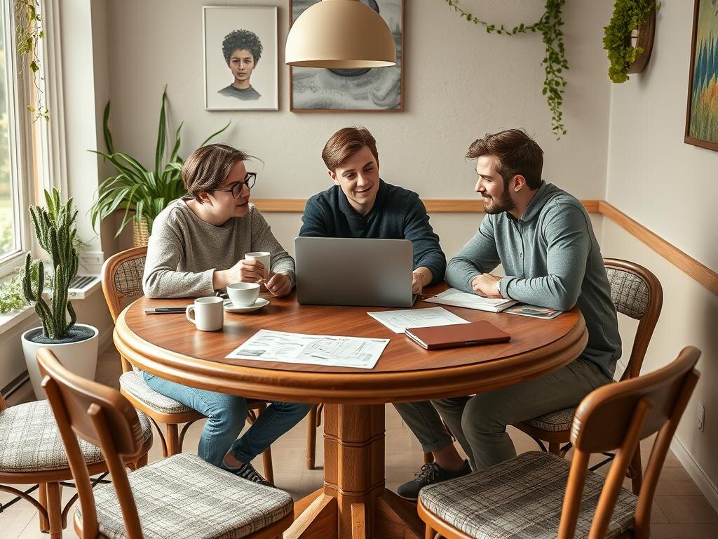    Уютная встреча молодых предпринимателей