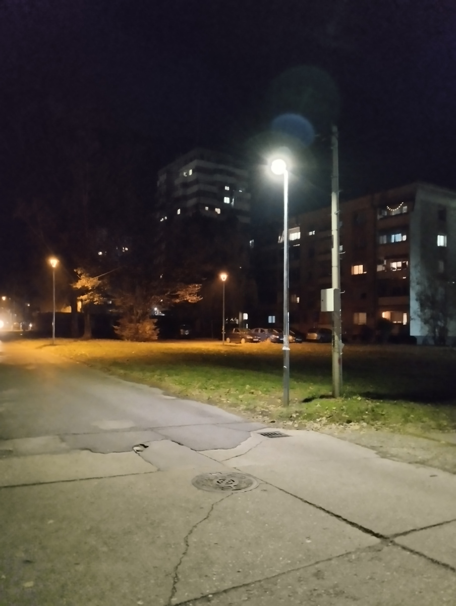 Вечер в Сомборе. Фото автора.