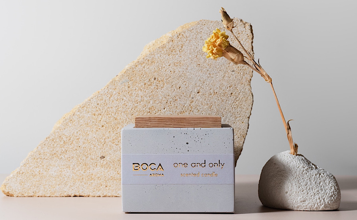 Рис.4. Свеча веча Concrete "ONE AND ONLY" от бренда BOCA AROMA