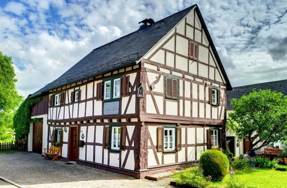 Классический германскийчастный дом в основном напоминает общежитие