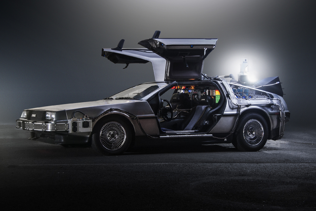 DeLorean DMC-12 со съемок фильма «Назад в будущее»