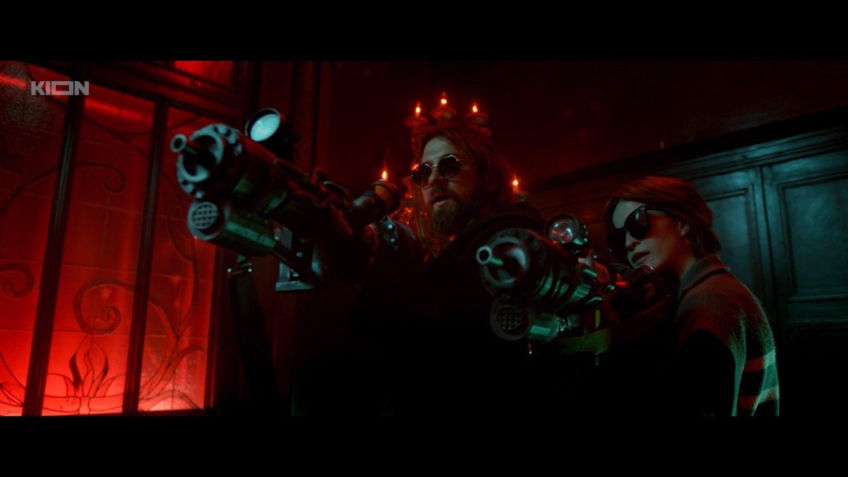 Кадр из сериала «Сергий против нечисти» 