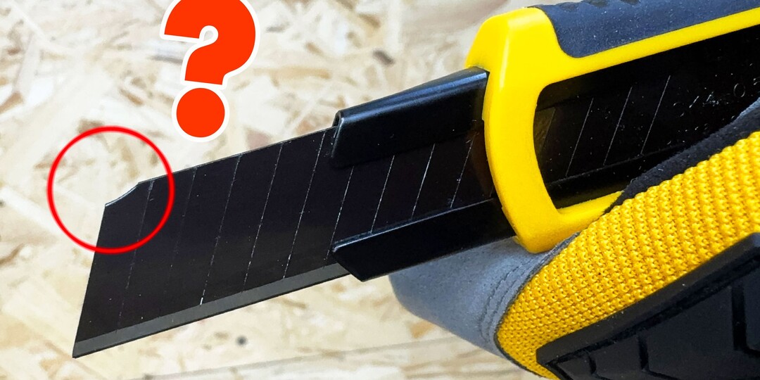 Раскрыт «секрет», которого не было - зачем на лезвии канцелярского ножа выемка?