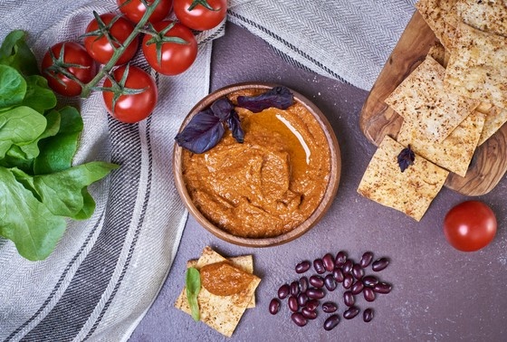    Хумус из красной фасоли: классический рецепт в пост