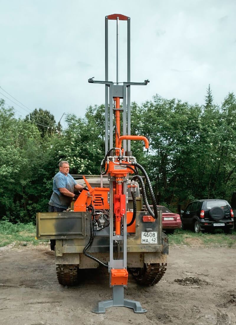 Малогабаритные буровые установки для бурения сважин на воду MOUNT 80
