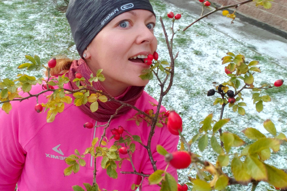 На пробежке в ноябре