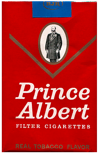 "Prince Albert". США, 1965 год. 20 штук в мягкой упаковке. Производитель: "R.J. Reynolds Tobacco Co.". Владелец торговой марки: "R.J. Reynolds Tobacco Co."
