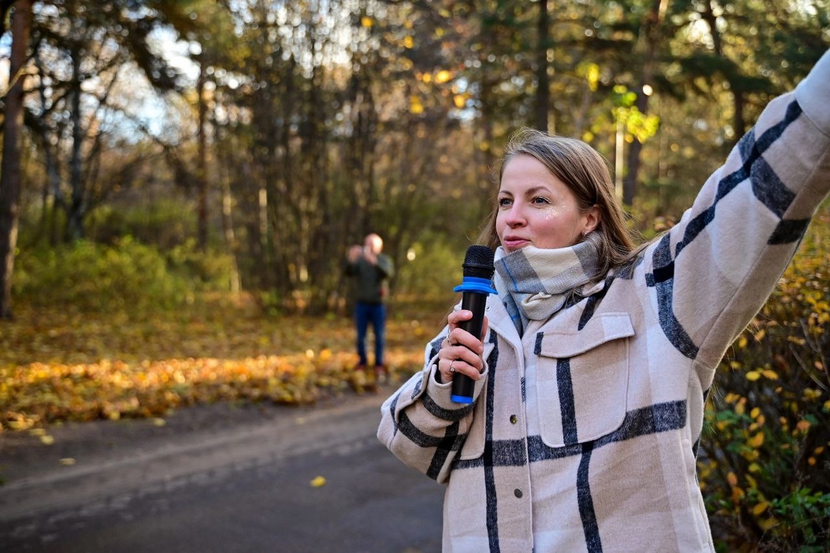 Эля дает старт забегу