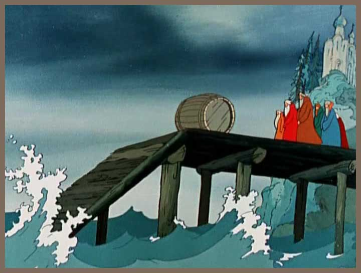 кадр из мультфильма "Сказка о царе Салтане"