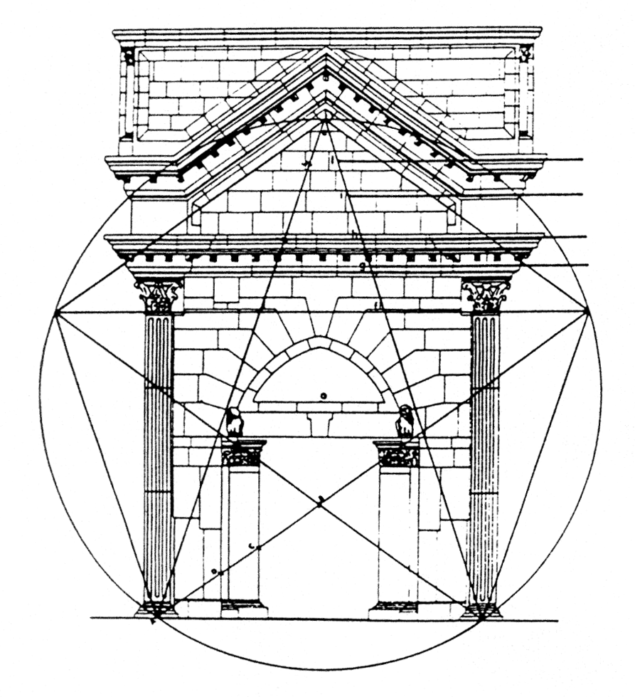 Канон пропорций Парфенона (447 - 438 гг. до н.э.)