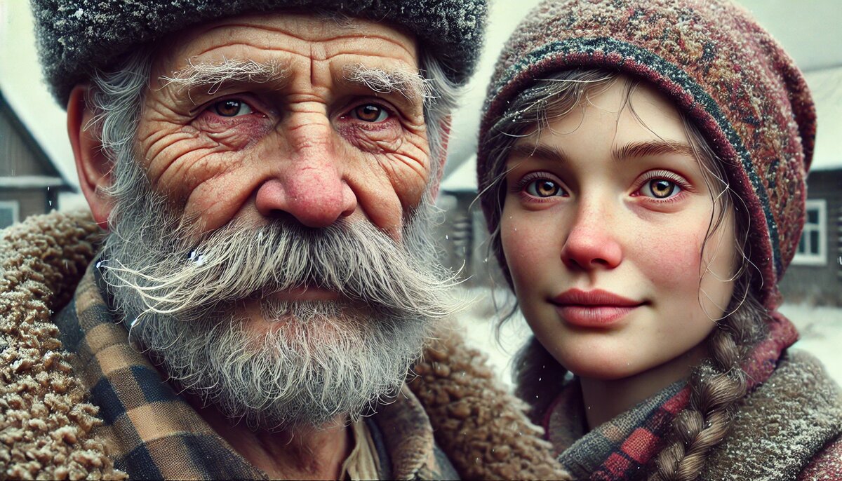 Митяй и внучка Маша