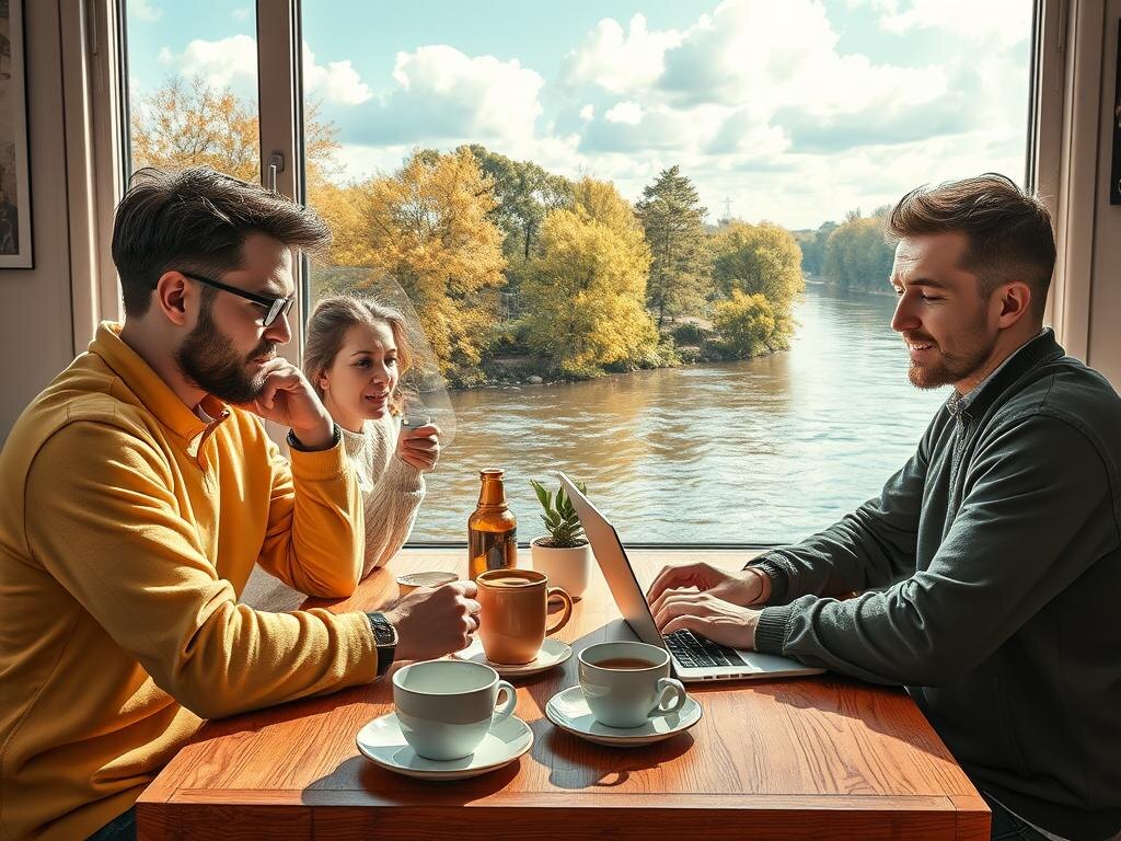    Друзья за чашкой кофе: путь к автоматизации