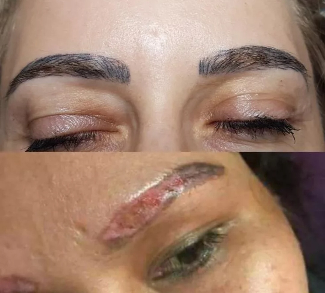 Татуаж бровей. Как правильно его сделать. Правила ухаживания. Риски.