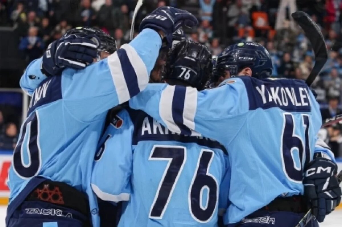    ХК «Сибирь» в сухую разгромил ХК «Барыс» на матче в Новосибирске