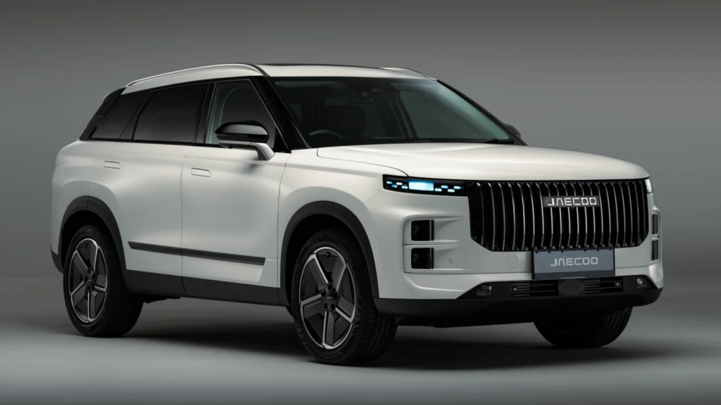 Jaecoo 7. Автомобиль для британского рынка.