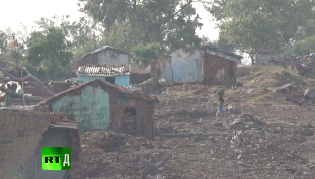 Вот как выглядят дома на горящей земле