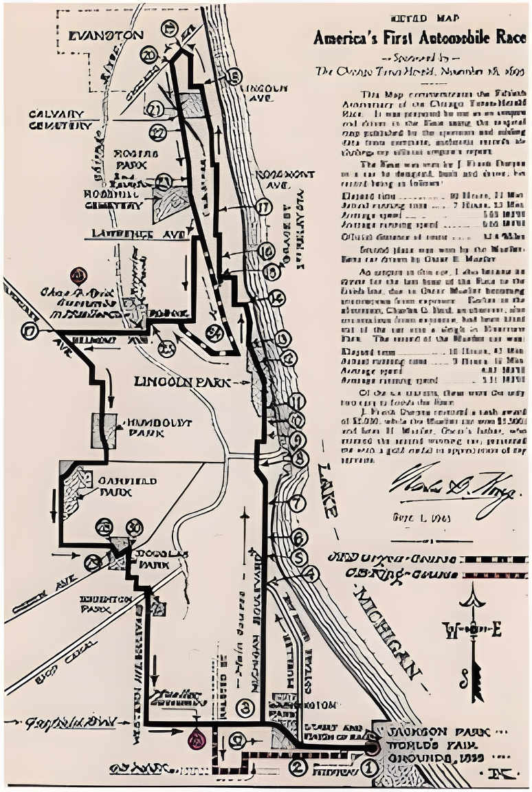 Карта гонки