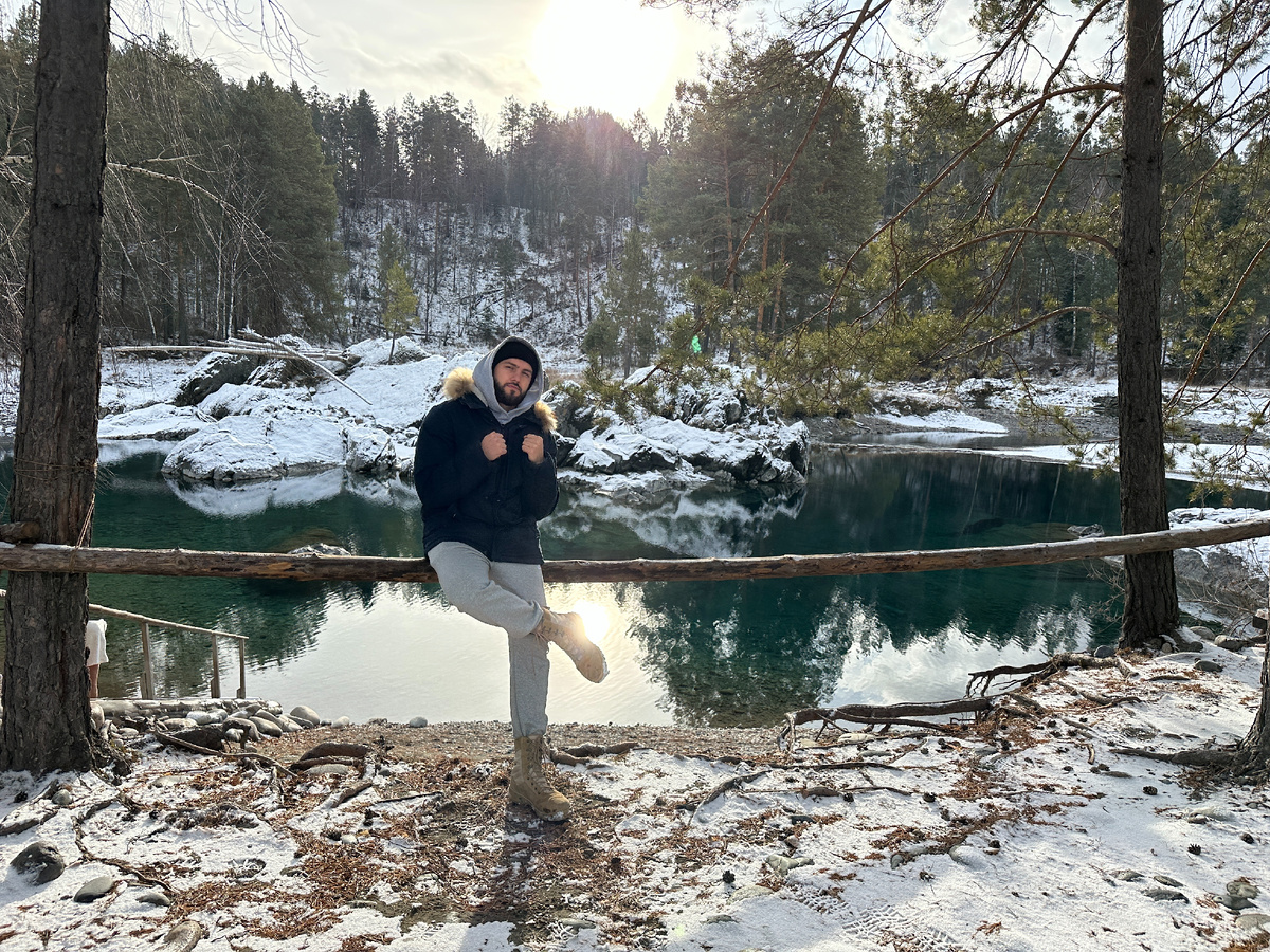 Я, Голубые глаза Катуни и солнце.